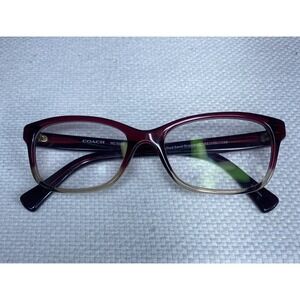 Coach HC 6089 5484 51-16-135 Red Sand‎ Gradient Full Rim Eyeglasses Frame